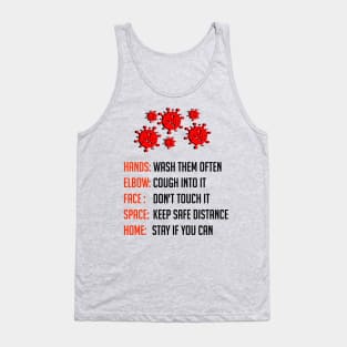 Virus Survival Tips Tank Top